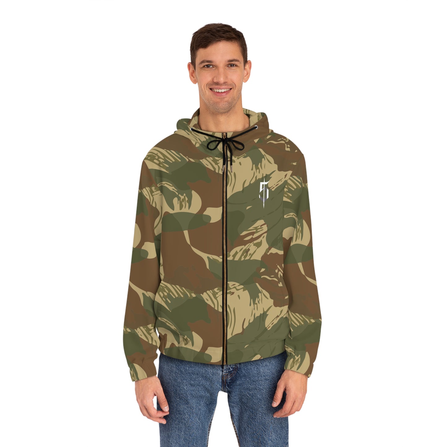 Legacy Rhodesian Brush Stroke Zip Hoodie