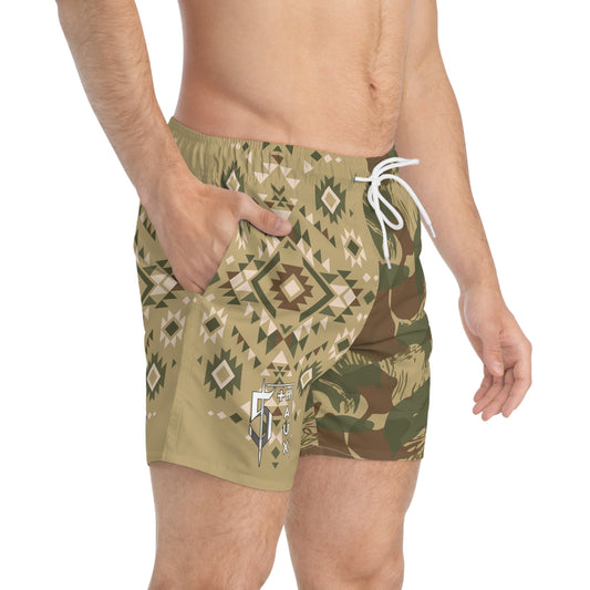 Rhodesian Brush Stroke Diamondback Trunks