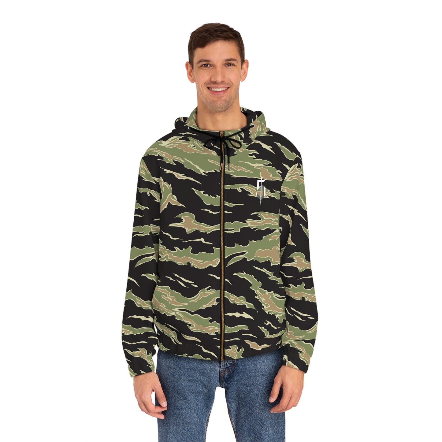 Legacy Tiger Stripe Zip Hoodie