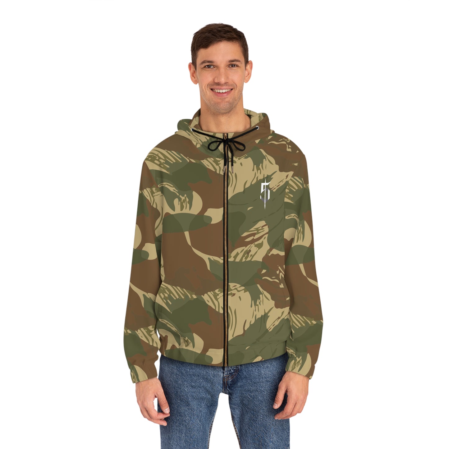 Legacy Rhodesian Brush Stroke Zip Hoodie